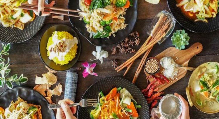 Typical Thai Food for Vegan: Food Tourism Dishes Vegetarian in Thailand