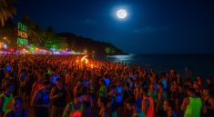 Full Moon Festival Thailand Schedule: Special Event Party at Haad Rin Beach, Koh Phangan