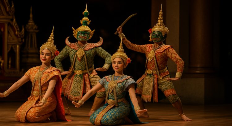 Traditional Thai Dance Entertainment and Cultural Arts Performances in Bangkok