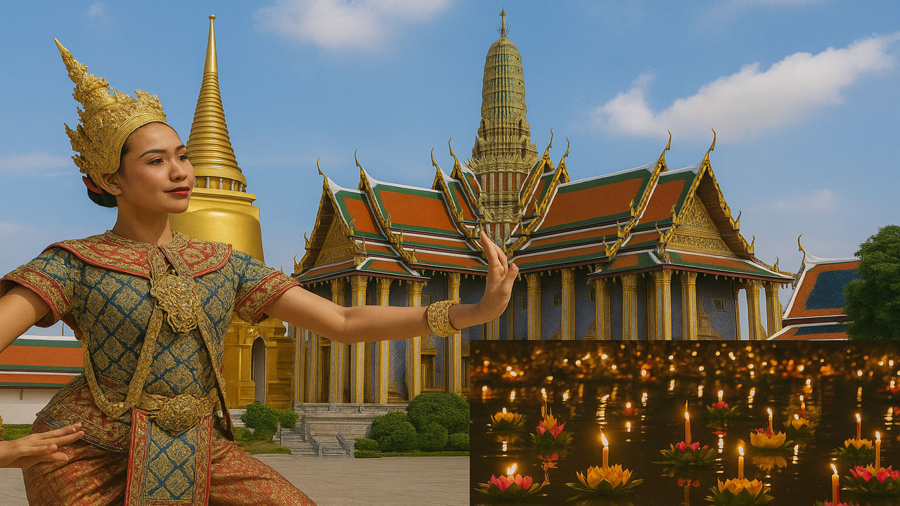 Thai Cultural Traditions: Dance Art, Tamples and Annual Festivals Event in Thailand