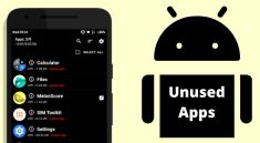 Uninstall unused apps