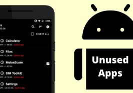 Uninstall unused apps