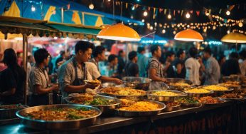 Malam Asyik Wisata Kuliner Malam di Tengah Kemeriahan Club Party